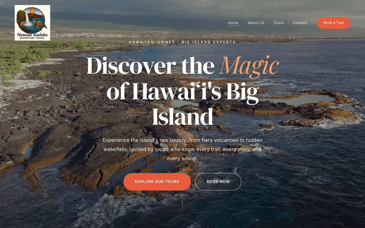 Hannah Kealoha Adventures built by Ascend Creative