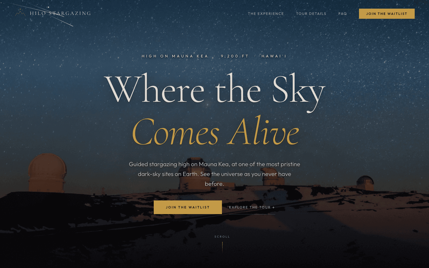 Hilo Stargazing built by Ascend Creative