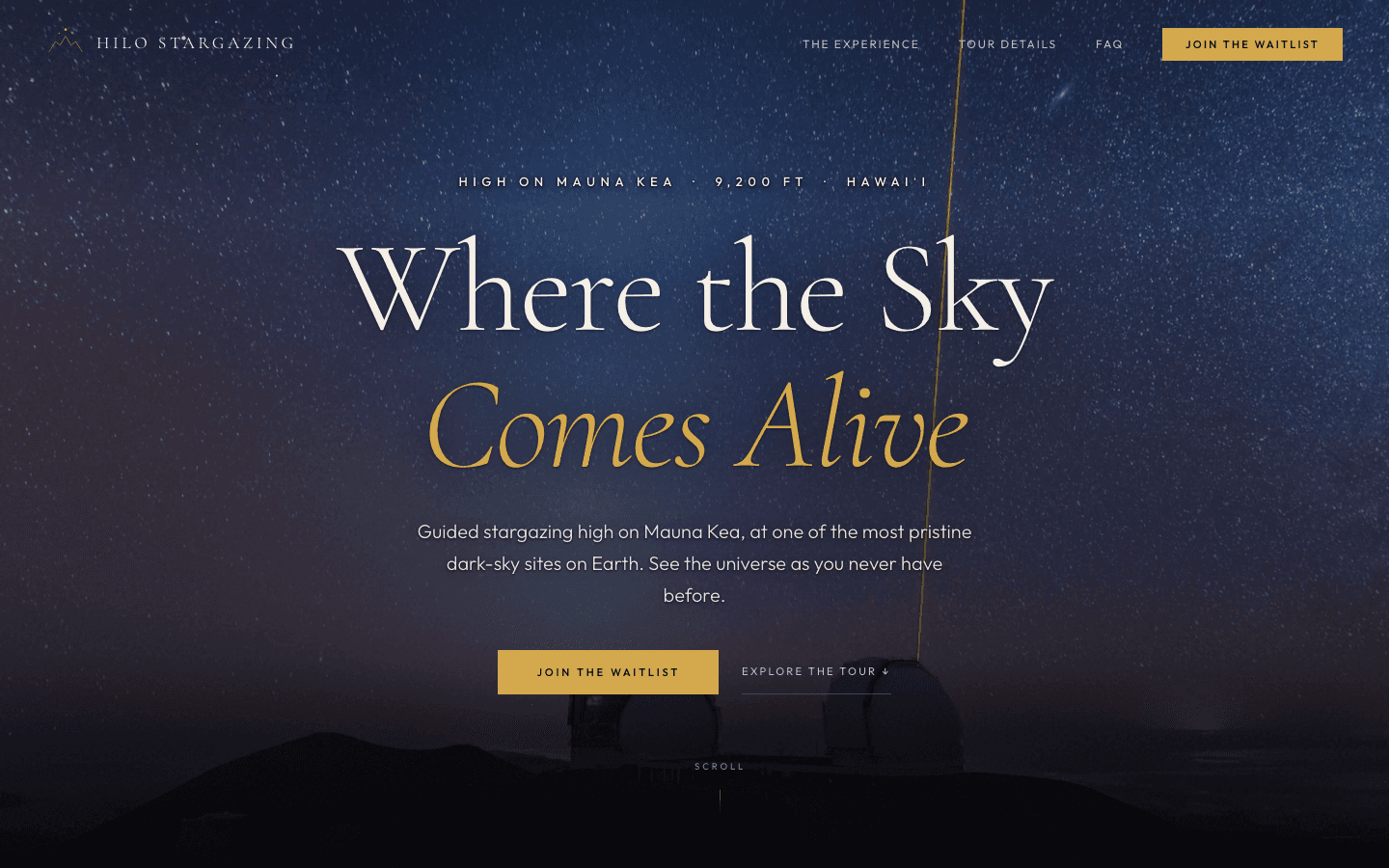 Hilo Stargazing built by Ascend Creative