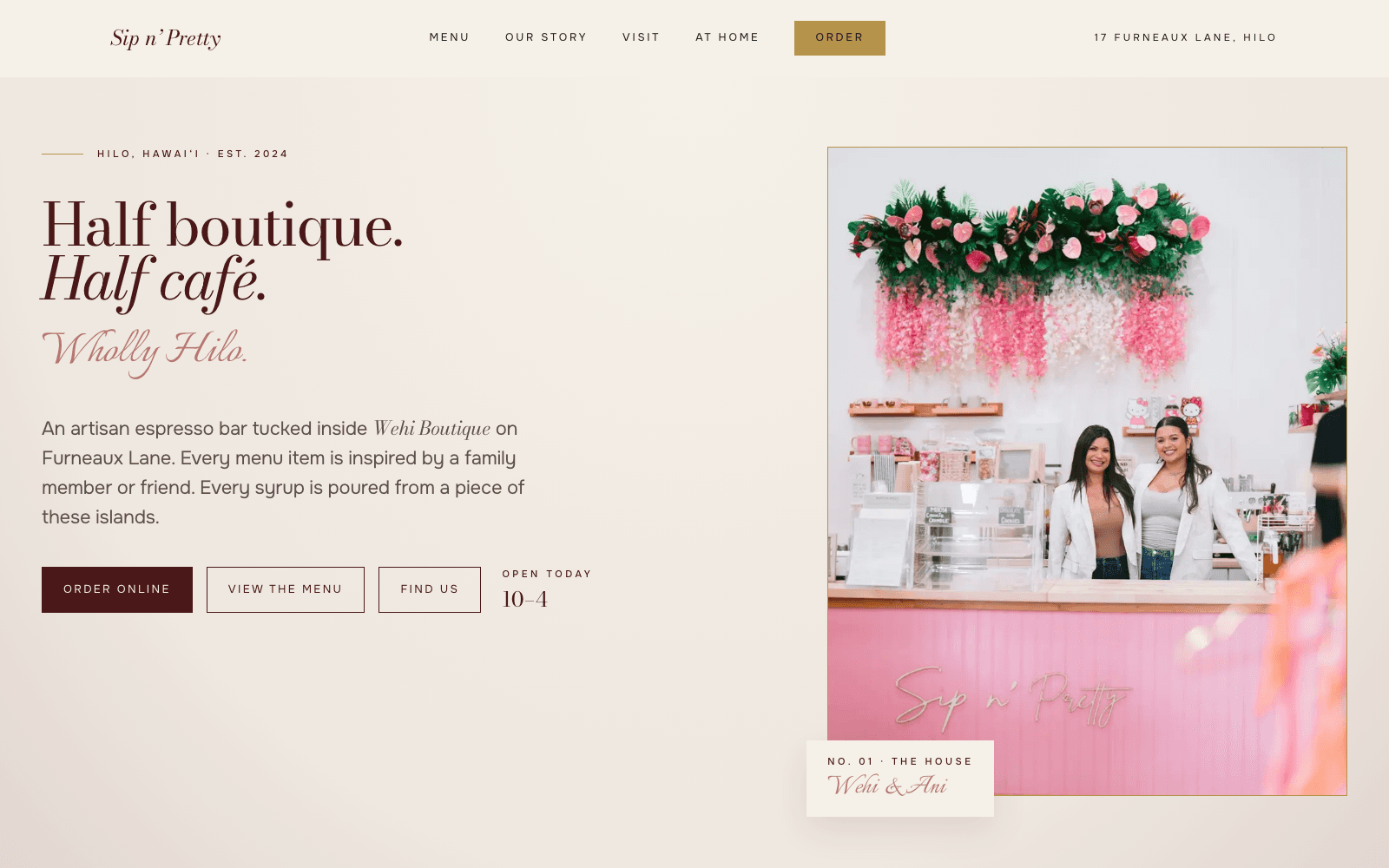 Sip N' Pretty built by Ascend Creative
